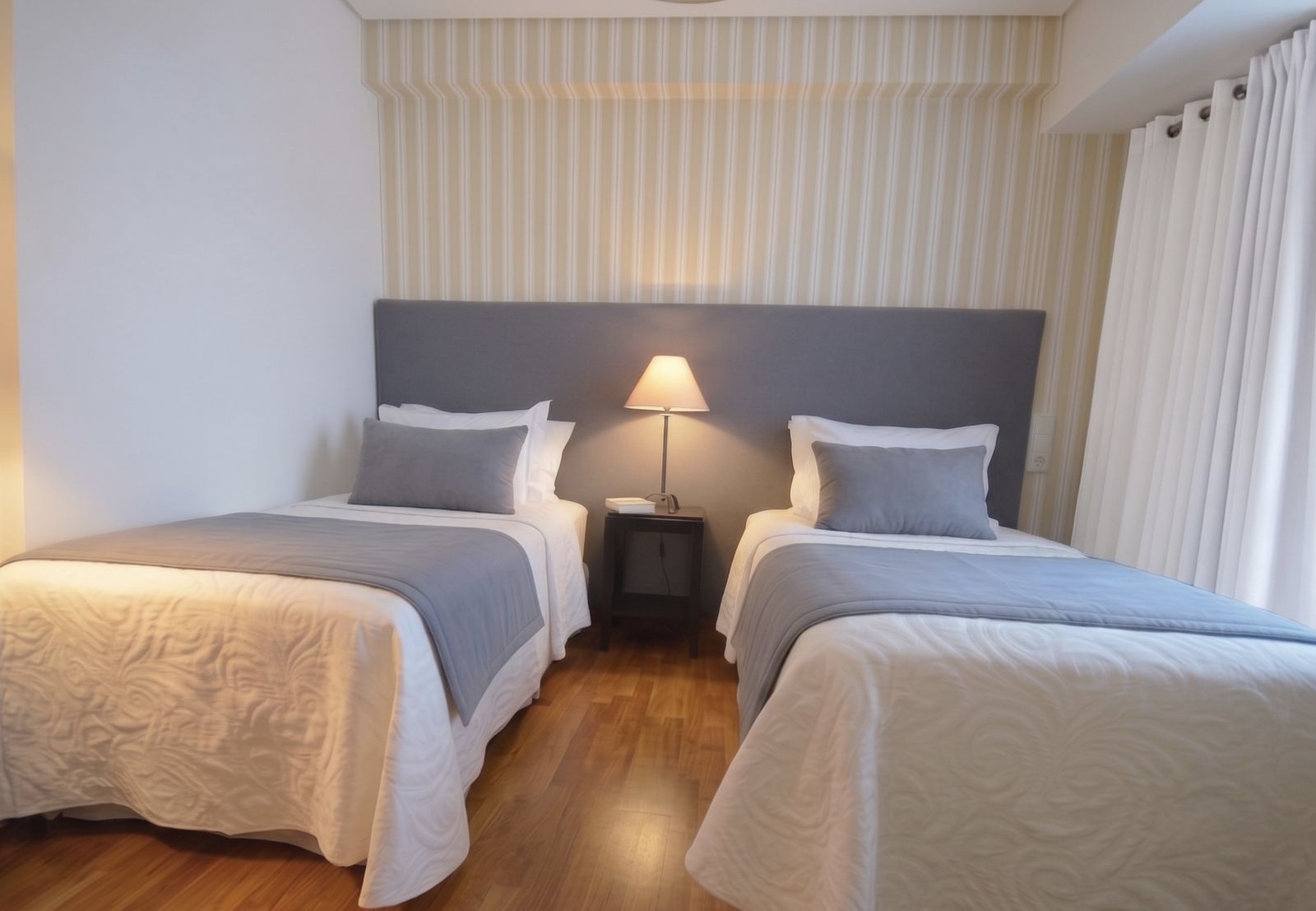 Habitación Doble del Casón del Conde, con dos camas individuales