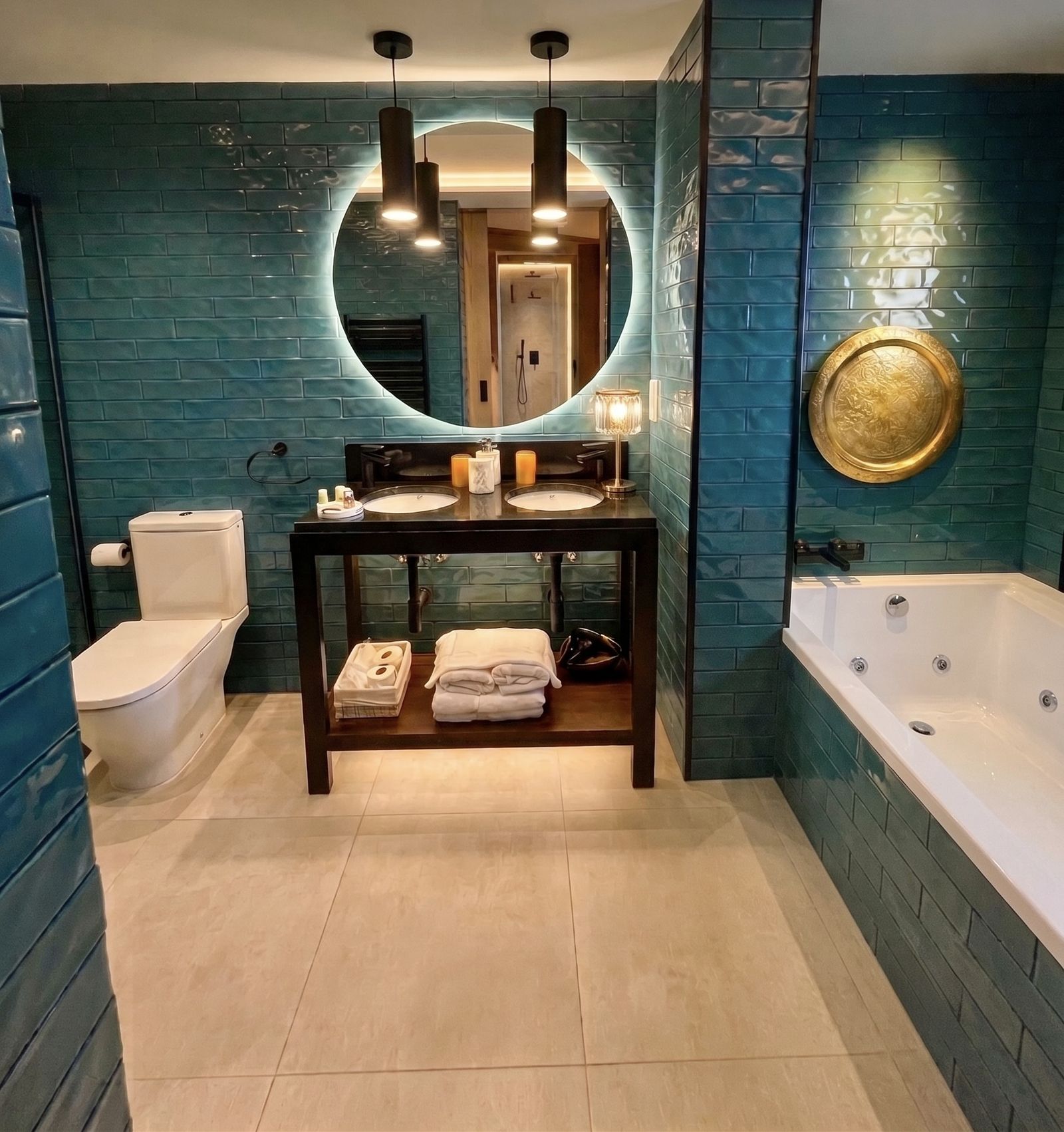 Suite Deluxe del Casón del Conde, baño privado