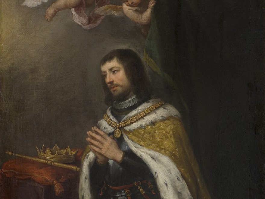 Retrato de Fernando III el Santo, rey de Castilla, que se reunió en Orgaz en 1230