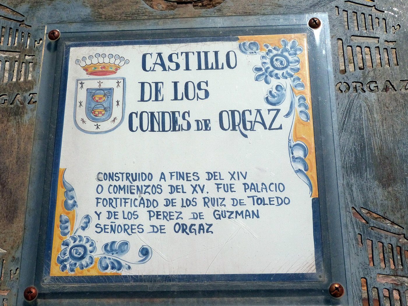 Almenas y torre del homenaje del castillo de Orgaz