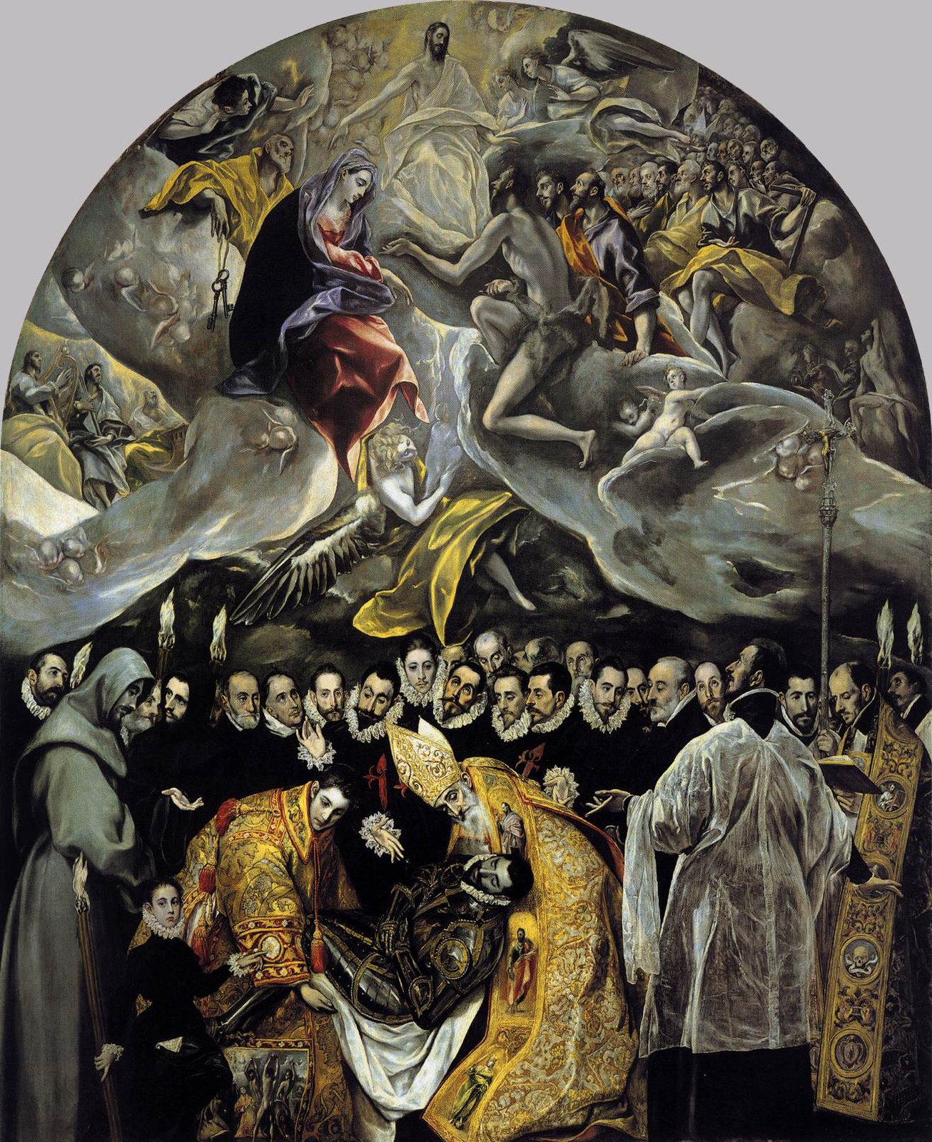 El entierro del Señor de Orgaz, de El Greco, en la iglesia de Santo Tomé de Toledo